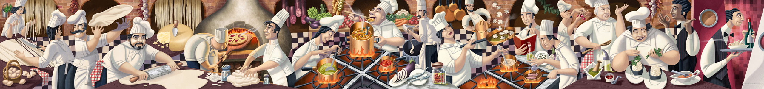www.davidderamon.com - illustration - da nicola ristorante