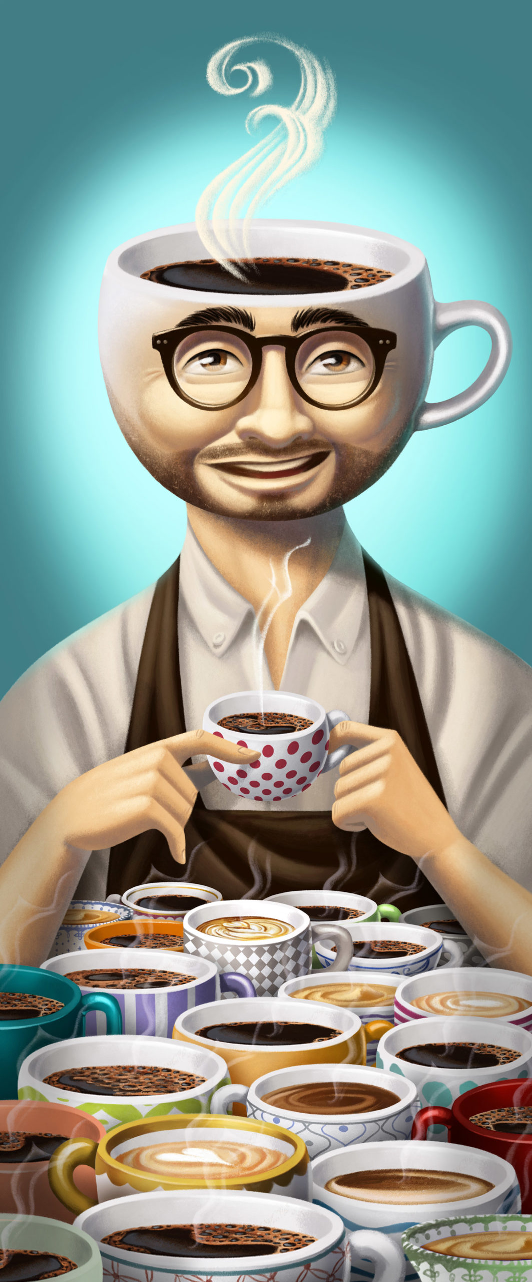 www.davidderamon.com - illustration - costa coffee